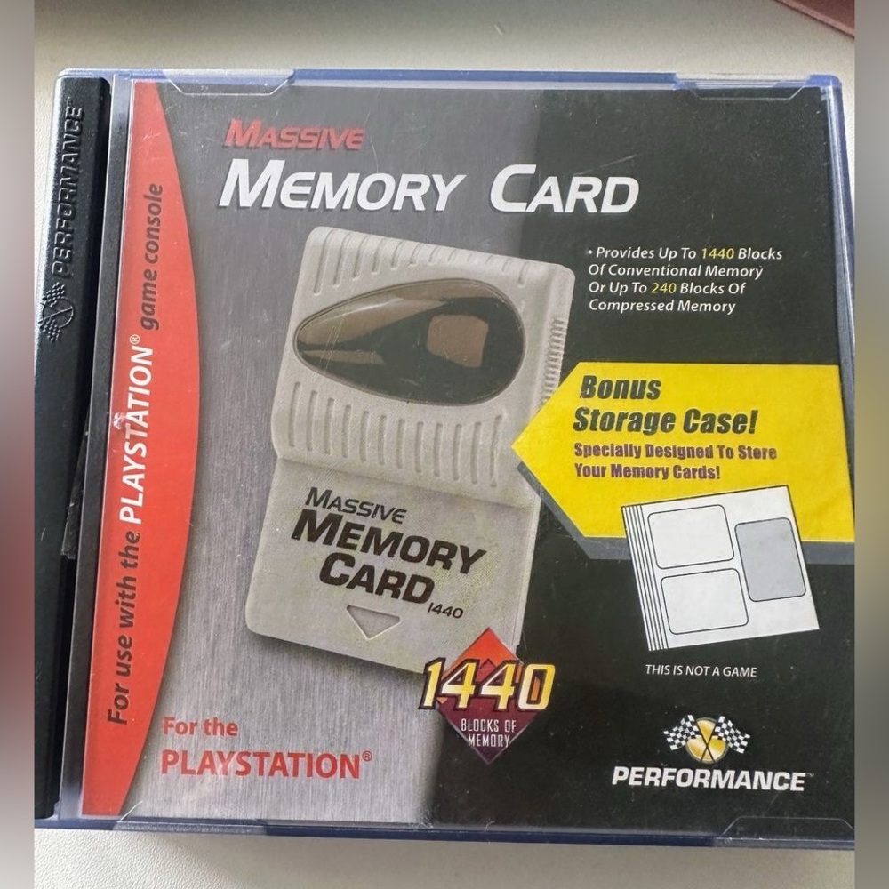 Playstation PS1 Massive Memory Card